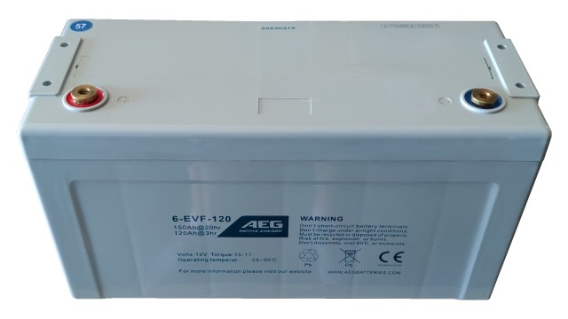 ΜΠΑΤΑΡΙΑ AEG Motive 6-EVF-120 ΒΑΘΕΙΑΣ ΕΚΦΟΡΤΙΣΗΣ VRLA GEL 12V150AH c20 ΜΠΑΤΑΡΙΑ AEG Motive 6-EVF-120 ΒΑΘΕΙΑΣ ΕΚΦΟΡΤΙΣΗΣ VRLA GEL 12V150AH c20