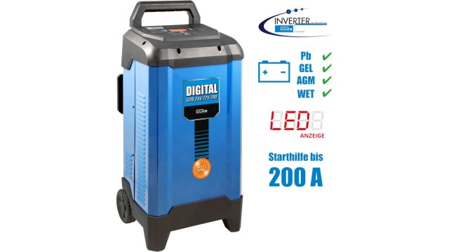 GUEDE GDB 24V / 12V-200 ΑΥΤΟΜΑΤΟΣ ΦΟΡΤΙΣΤΗΣ ΜΠΑΤΑΡΙΩΝ-ΕΚΚΙΝΗΤΗΣ