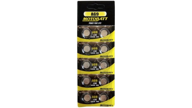 ΜΠΑΤΑΡΙΑ ΑΛΚΑΛΙΚΗ AG9 MOTOBATT (10 τεμάχια)