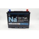 ΜΠΑΤΑΡΙΑ KEHENG ΙΟΝΤΩΝ ΝΑΤΡΙΟΥ Na+ 12V 75AH 850A/CCA ΔΙΠΛΟΥ ΣΚΟΠΟΥ (ΕΚΚΙΝΗΣΗΣ-ΒΑΘΕΙΑΣ ΕΚΦΟΡΤΙΣΗΣ)