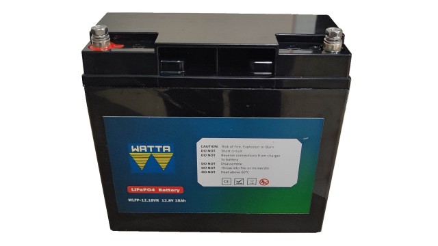 ΜΠΑΤΑΡΙΑ WATTA ΛΙΘΙΟΥ LiFePO4 WLFP-12.18VR 12.8V 18AH